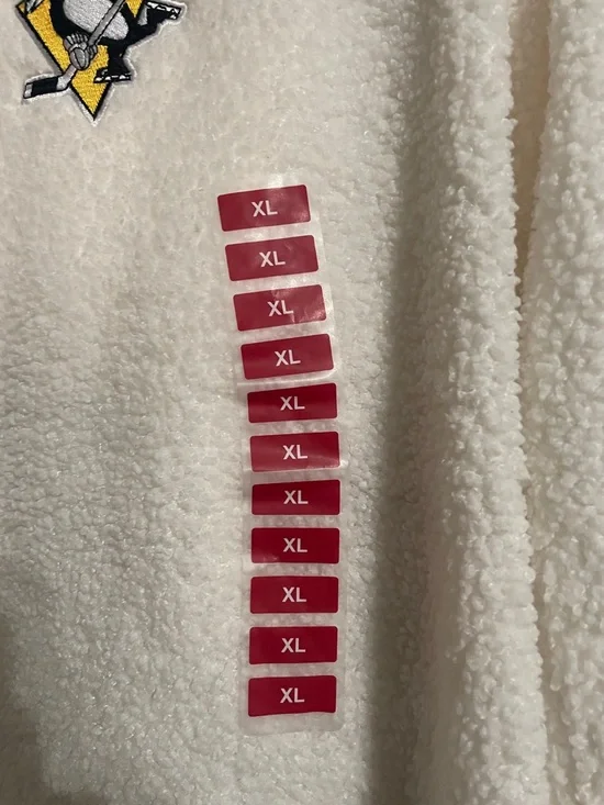 Penguins Cozy Sherpa Sweatshirt - Cream - Picture 4 of 6